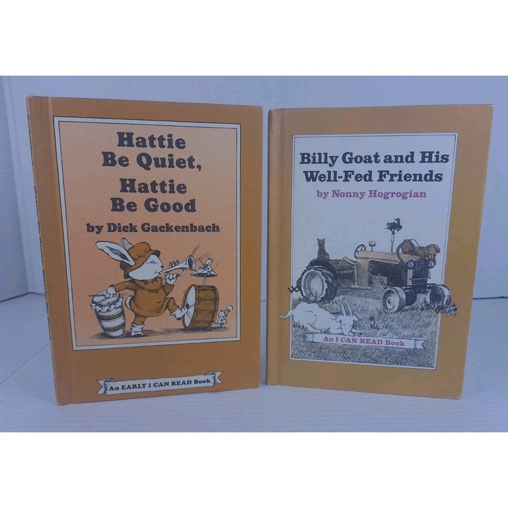 I Can‎ Read Books 1977 Hattie Be Quiet 1972 Billy Goat And His Friends Hardcover